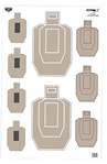 136580 Birchwood Casey 37072 EZE-Scorer IPSC Practice IPSC Paper Target 23" x 35" 100 P