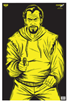 136590 Birchwood Casey 37036 EZE-Scorer Bad Guy Bad Guy Silhouette Paper Target 23" x 3