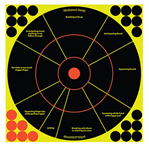 136592 Birchwood Casey 34072 Shoot-N-C Handgun Trainer Bullseye Adhesive Paper Target 1