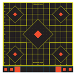 136593 Birchwood Casey 34211 Shoot-N-C Sight-In Diamond Adhesive Paper Target 12" 100 P