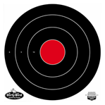 136596 Birchwood Casey 35181 Dirty Bird Bull's-Eye Bullseye Tagboard Target 17.25" 100