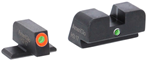 Ameriglo 136700 AmeriGlo SG201 i-Dot Night Sight 3-Dot Tritium Green with Orange Outline Front,
