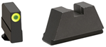 Ameriglo 136726 AmeriGlo GL691 Tall Suppressor Height Sight 3XL Tritium Green with LimeLumi Outl