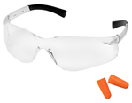 136739 Pyramex PYS2510SNDP Mini ZTEK Combo 99% UV Rated Polycarbonate Wraparound Clear