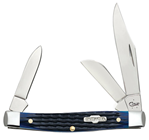 Case & Sons Cut 137081 Case 02806 Stockman  Medium 2.42"/1.58"/1.57" Folding Clip/Sheepsfoot/Pen Plain