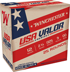 Winchester Ammu 137726 Winchester Ammo USA1200VP USA Valor Buckshot 12 Gauge 2.75" 00 Buck Shot 25 Bx/