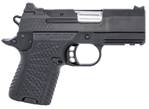 Wilson Combat  SFX9 Subcompact 9mm Luger 3.25" 15+1,10+1 Black Black Stainless S