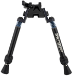 Swagger Llc 138058 Swagger SWAG-BP-SFR10 SFR10 Flex to Rigid QD Bipod with Black Finish, Picatinny