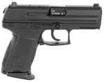 Heckler & Koch  HK 81000048 P2000 V2 LEM 40 S&W 3.66" 10+1 (3) Black Blued Steel Slide Black Int