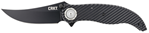 Columbia River 138439 CRKT 2640 Clever Girl  4.10" Folding Plain Black Powder Coated D2 Steel Blade/ B
