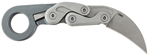 Columbia River 138447 CRKT 4045 Provoke Compact 2.26" Folding Hawkbill Plain Stonewash D2 Steel Blade