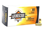 138517 Armscor 50315 Pistol Value Pack 380 ACP 95 gr Full Metal Jacket (FMJ) 100 Bx/ 12
