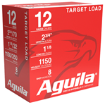 Aguila Ammuniti 138547 Aguila 1CHB1280 Target Load Standard Velocity 12 Gauge 2.75" 1 1/8 oz 8 Shot 25