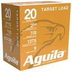 Aguila Ammuniti 138549 Aguila 1CHB2039 Target Load Standard Velocity 20 Gauge 2.75" 7/8 oz 9 Shot 25 Bx