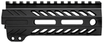 138981 Angstadt Arms AA055HGMLT Ultra Light Handguard  made of Aluminum with Black Anod
