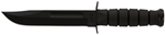 Kabar 13909 Ka-Bar 1211 Fighting/Utility  7" Fixed Clip Point Plain Black 1095 Cro-Van Blade