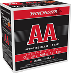 Winchester Ammu 139118 Winchester Ammo AASC12508 AA Sporting Clay 12 Gauge 2.75" 1 oz 8 Shot 25 Bx/ 10