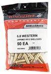 Winchester Ammu 139138 Winchester Ammo WSC68WU Unprimed Cases  6.8 Western Rifle Brass 50 Per Bag