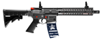 139146 Crosman CFAR1FP Full Auto R1 Fallen Patriots CO2 4.5mm BB 25rd Black Rec/Barrel