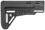 Ncstar / Vism 139274 NcStar DLG-129 Sharp Mil-Spec Stock  Black Synthetic Collapsible