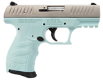 Walther Arms 5083512 CCP M2 9mm Luger 3.54" 8+1 Angel Blue Polymer Frame Stainle