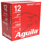 Aguila Ammuniti 139879 Aguila 1CHB1305 Target Load  12 Gauge 2.75" 1 oz 8 Shot 25 Bx/ 10 Cs