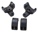 Dnz Products Ll 140169 DNZ  Game Reaper 2 Scope Mount/Ring Combo Matte Black Rem 700/721/725, Howa 1500