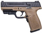 Swsc/gemtech  Smith & Wesson 12400 SD9  9mm Luger 4" 16+1 Flat Dark Earth Frame Black Armornit