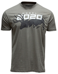 140493 Springfield Armory GEP8607S 2020 Mule Deer Mens T-Shirt Stone Gray Short Sleeve