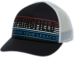 140499 Springfield Armory GEP2380 Retro 80's/90's Trucker Hat Navy/White Adjustable Sna