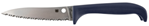 141195 Spyderco K20SPR Counter Puppy  3.48" Fixed Serrated 7Cr17MoV SS Blade Purple Pla