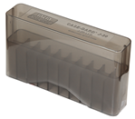 Mtm Molded Prod 142136 MTM Case-Gard J-20-LLD-41 J-20 Ammo Box 338 Win Mag 7mm Rifle Clear Smoke Polypr