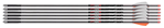 Feradyne Inc 142281 Rocky Mountain AX10003 Axe 440 Axe Bolts Gray/Orange/White 19" 6 Pack
