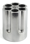 Camp Co 142298 Caliber Gourmet CBG-1007 Caliber Gourmet Cylinder Pen Holder Silver Aluminum 3.2