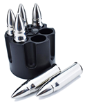 Camp Co 142301 Caliber Gourmet CBG-1046B Caliber Gourmet Bullet Chillers Silver Stainless Steel