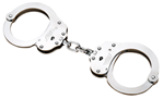 Camp Co 142312 Uzi Accessories UZI-HCEU-SC-NIJ Handcuffs NIJ Silver Steel Includes 2 Keys