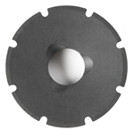 Dead Air Armame 14270 Dead Air DA201 Sandman Front Cap 5.56x45mm NATO Black Cerakote Nitro PVC