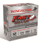 Winchester Ammu 142836 Winchester Ammo WFD127B Fast Dove & Clay 12 Gauge 2.75" 1 oz 7.5 Shot 25 Bx/ 10