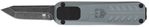 Cobra Enterpris 143125 CobraTec Knives CALI929TBGRYTNS California 929TB 1.75" OTF Tanto Plain Stonewash