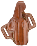 143409 Galco FL248R Fletch Belt Holster High Ride Style made of Leather with Tan Finish