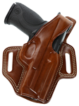 143411 Galco FL652R Fletch Belt Holster High Ride Style made of Leather with Tan Finish