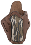 1791 Gun Leathr 143417 1791 Gunleather MOBH1BRWR BH1 Optic Ready Belt Holster Size 01 OWB Open Top Styl