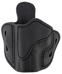 1791 Gun Leathr 143428 1791 Gunleather ORBH21SBLL BH2.1 Optic Ready Belt Holster OWB Open Top Stealth B