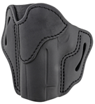 1791 Gun Leathr 143429 1791 Gunleather ORBH23SBLL BH2.3 Optic Ready Belt Holster OWB Stealth Black Leat