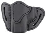 1791 Gun Leathr 143434 1791 Gunleather ORBHCSBLL BHC Optic Ready Belt Holster Size C OWB Open Top Style