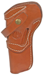 1791 Gun Leathr 143441 1791 Gunleather SARVH65CBRA RVH6.5 Holster Size 6.5 OWB Style made of Leather wi