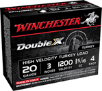 Winchester Ammu 14345 Winchester Ammo STH2034 Double X High Velocity 20 Gauge 3" 1 5/16 oz 4 Shot 10 B