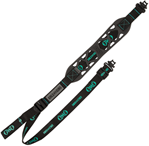 143492 Allen Girls With Guns 8274 Black Label Sling made of Black Rubber with 22.50"-39