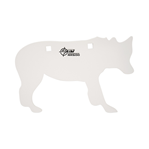 Allen 143518 EZ-Aim 15574 Silhouette Target  White Powder Coated Steel Coyote 0.38" Thick
