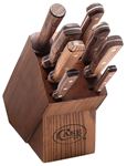 Case & Sons Cut 143710 Case 10249 Household Cutlery Set Plain/Serrated Satin Tru-Sharp SS Blade Walnut